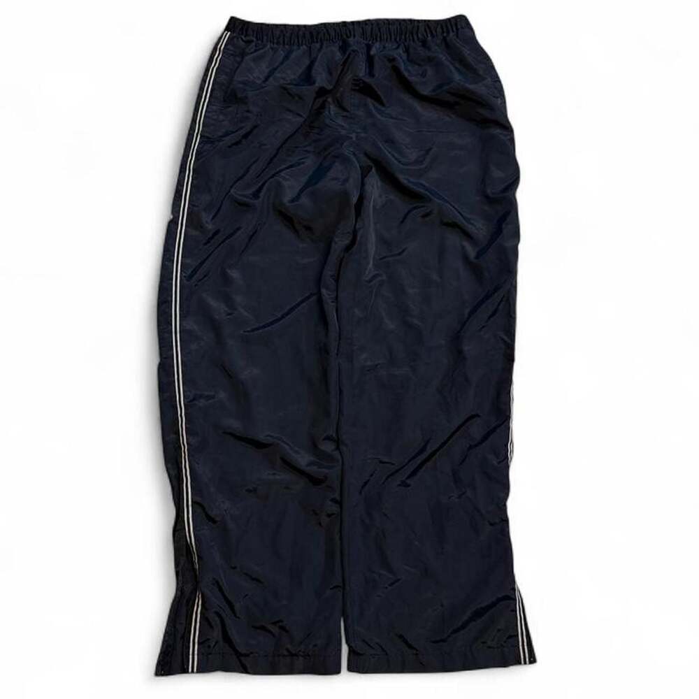Vintage GAP Nylon Track Pants Mesh Lined Dark Navy Blue Size L